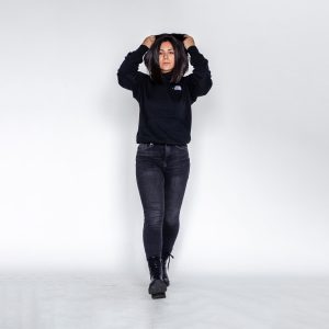 High Waisted Acid Wash Skinny Jeans: Edgy Y2k