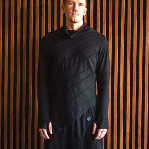 Bamboo Long Sleeve Shirt: Asymmetric Jedi Style Kundalini
