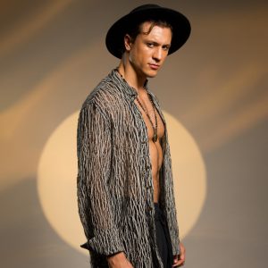 Boho Raw Cotton Men Shirt Long Sleeve Bohemian