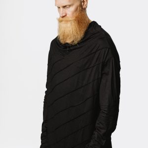 Bamboo Long Sleeve Shirt: Asymmetric Jedi Style Kundalini